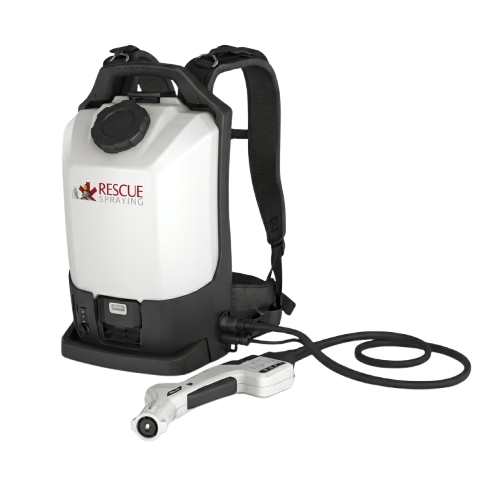 Rescue Spraying electrostatic backpack sprayer